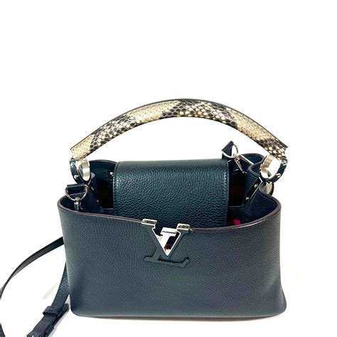 louis vuitton snakeskin purse|louis vuitton capucines crossbody.